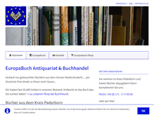 Tablet Screenshot of europabuch.de